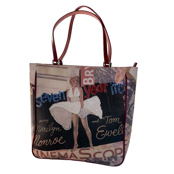 MARILYN MONROE Bag Sequins Jewels Beading Seven Year Itch Movie Tom Ewell Iconic - Picture 2 of 11